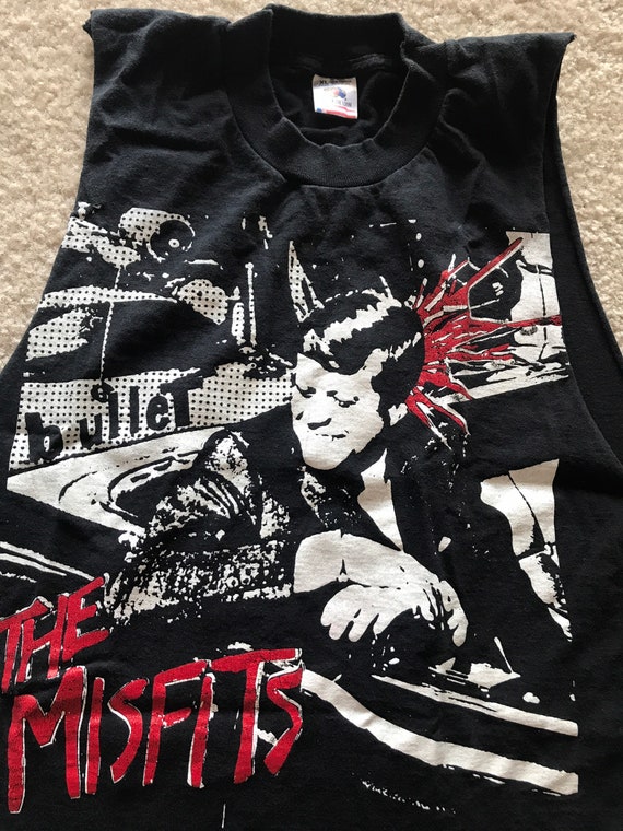 Vintage Original MISFITS shirt 80’s Metallica 1986