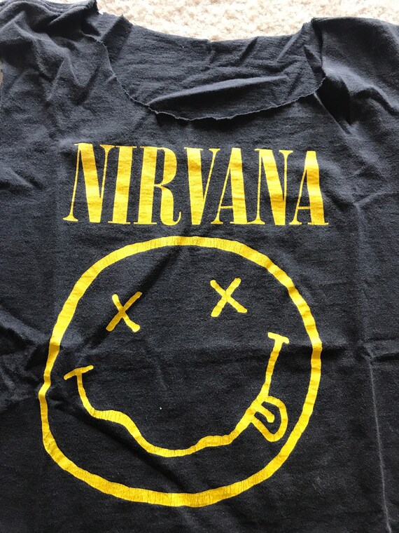 Vintage Original NIRVANA shirt 1992 GIANT copyrigh