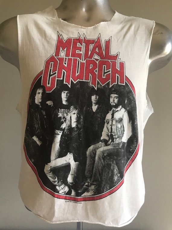 1989 METAL CHURCH vintage concert tour shirt 90’s Thr… - Gem