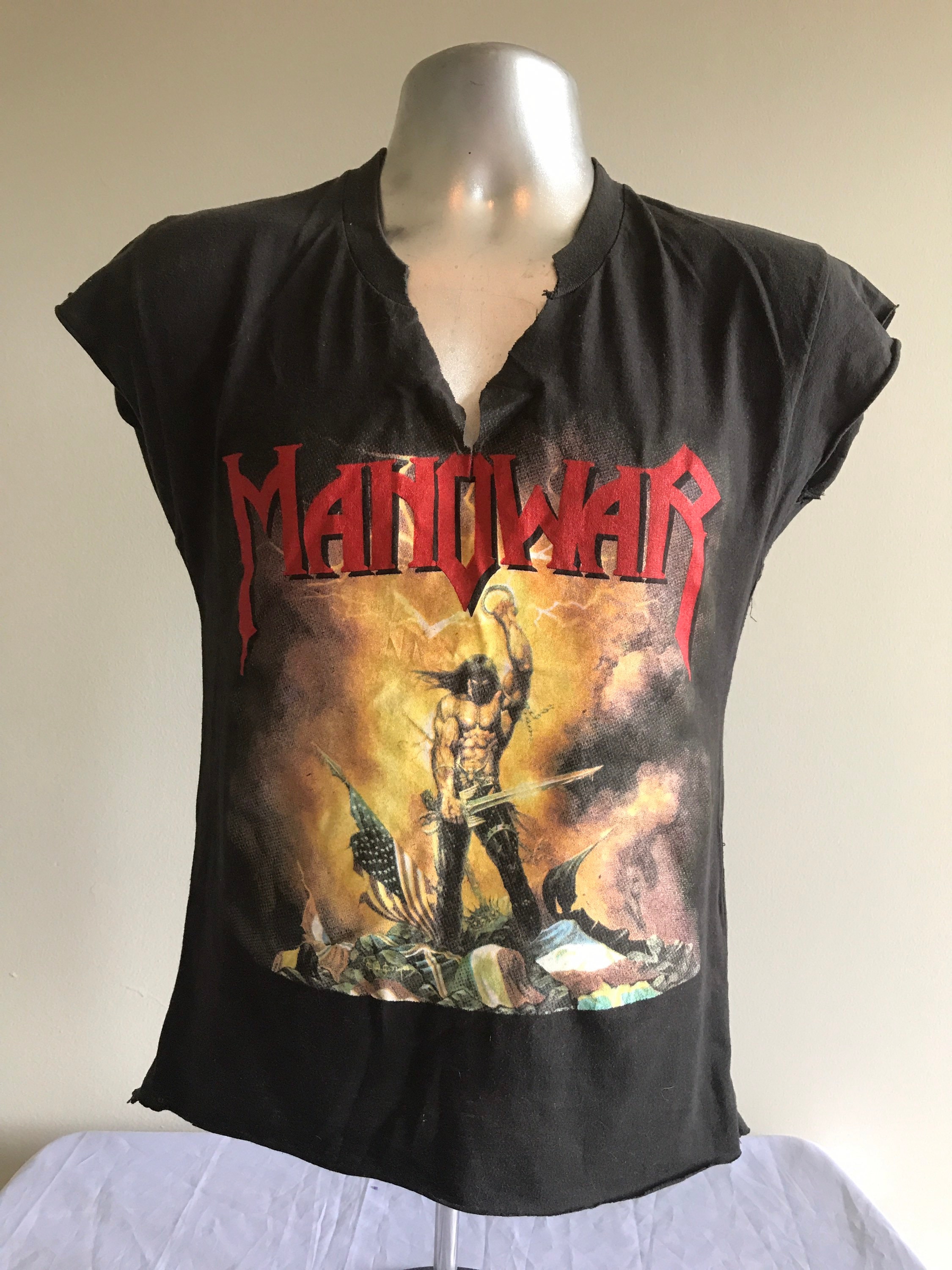 MANOWAR ジップパーカー　マノウォー 楽天市場】MANOWAR マノウォー ヘビメタ バンドスウェット