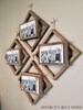 Farmhouse Diamond Picture Frames, wooden frames 