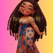 Handmade Ethiopian Haya Doll Ð Vibrant African Ankara Cotton main image 1