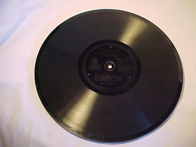 Antique Edison Diamond Disc Record No. 50695 Antique Etsy
