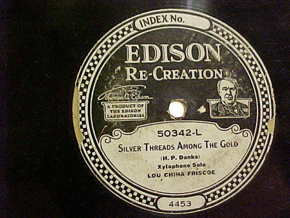 Antique Edison Diamond Disc Record No. 50342 Antique Etsy