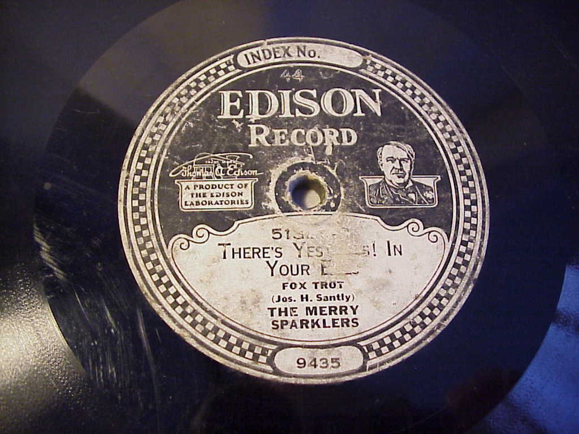 Antique Edison Diamond Disc Record No. 51325 Antique Etsy