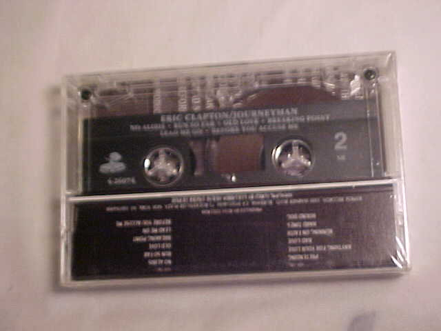 1989 Eric Clapton Journeyman Tape Cassette Vintage Retro 