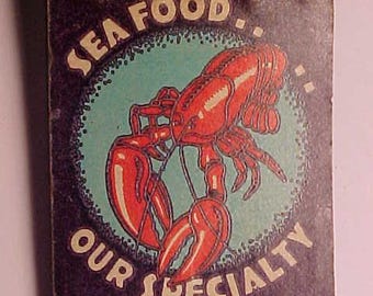 c1940-50s New Berkshire Restaurant 143 West St Pittsfield, Mass., Full Book of Restaurant Advertising Matches Matchbook, Matchbook Collector