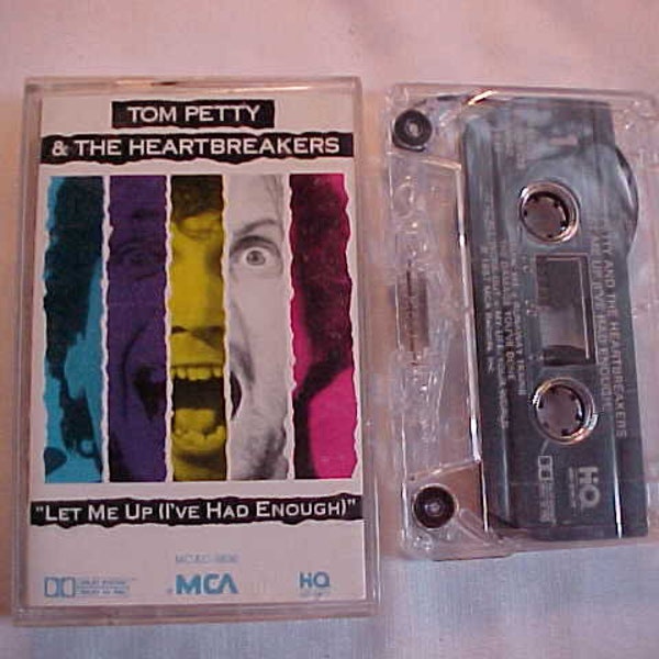 1987 Tom Petty & The Heartbreakers Let Me Up I've Had Enough Tape Cassette, Retro 1980s Rock N Roll Music, Birthday or Christmas Gift Idea