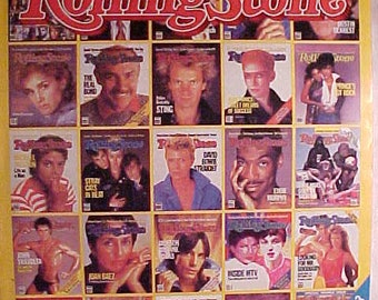 December 22, 1983 - January 5, 1984 issue No. 411/412 Rolling Stone Magazine Special Double Issue cover, Rock N Roll History, Birthday Gift