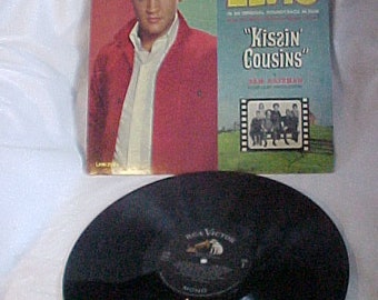 c1964 Elvis Presley Kissin Cousins Vinyl 33 1/3 Rpm LP RCA Record No. 2894 MONO ,Nice Original Vinyl Record with the original Cover