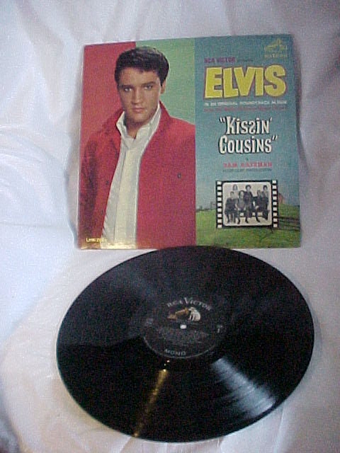 Vinyl　Presley　UK　C1964　Cousins　RCA　1/3　33　Elvis　LP　Etsy　Kissin　Rpm