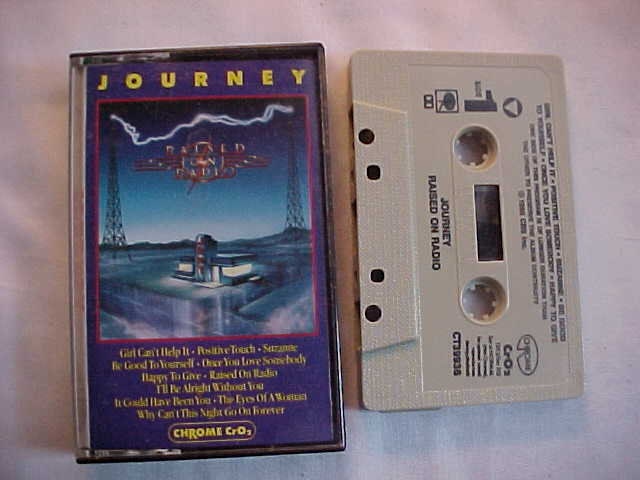 1986 Journey Raised on Radio Tape Cassette, Vintage Retro 1980s Rock N ...