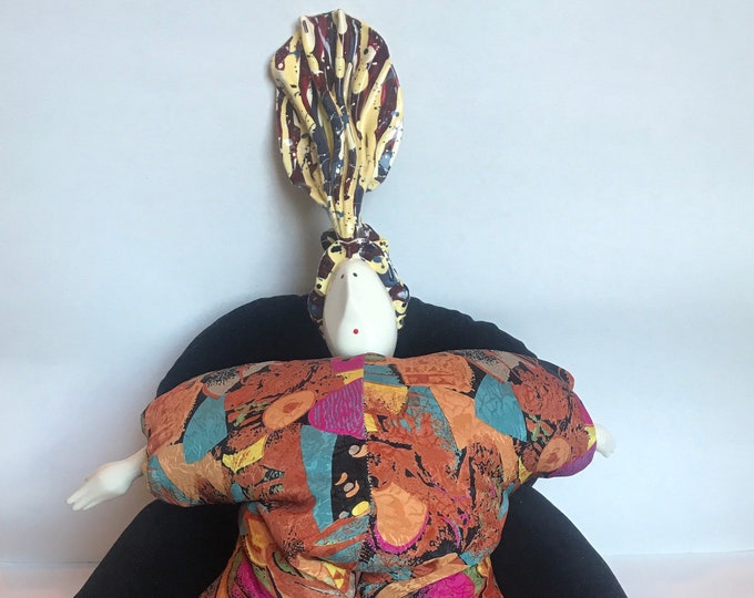 Vtg 1995 Poupee Millet 24 Doll Signed Serge 95 Ceramic Etsy