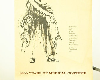 Medical Art 2300 Years of Medical Costume Complete Original Set In Folder 1962