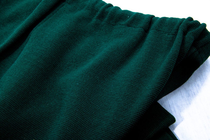 Vintage Women/'s Pants Hunter Green Saks Fifth Avenue POTPOURRI Made In Italy 100/% Wool L