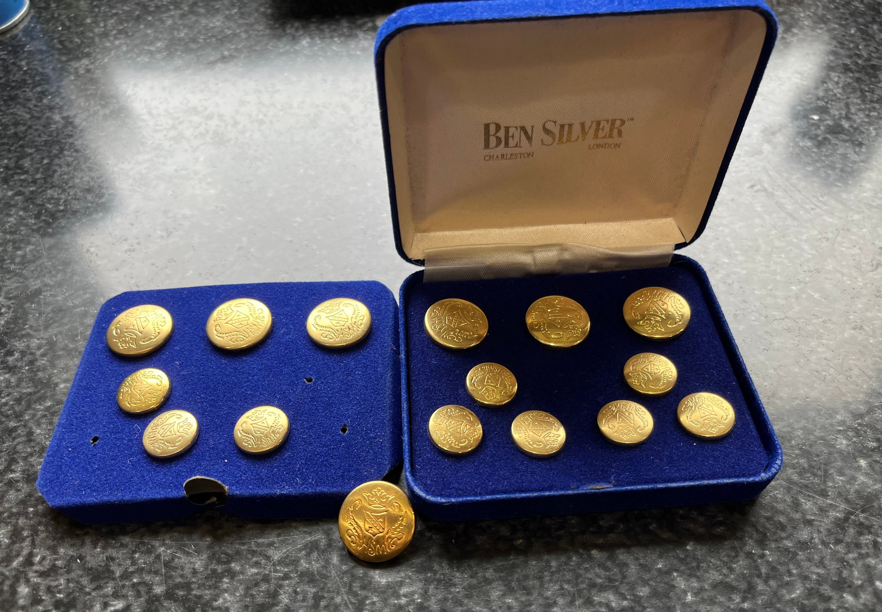 Monogram Blazer Buttons - The Ben Silver Collection