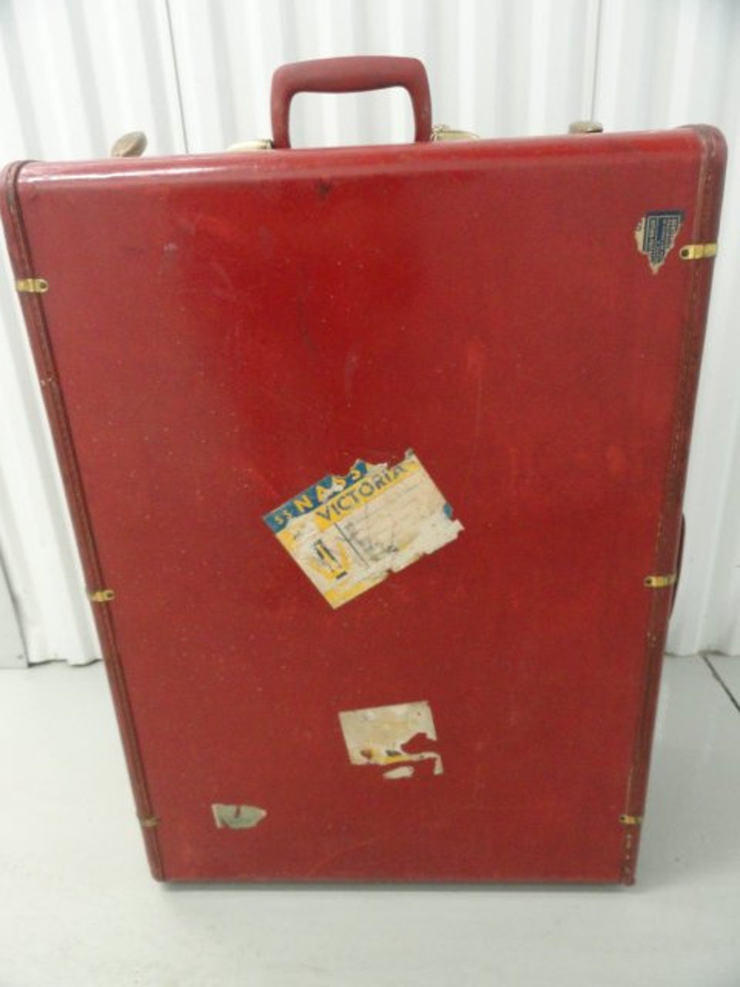 Bagage rigide vintage Samsonite Shwayder Bros Denver Detroit marron 15