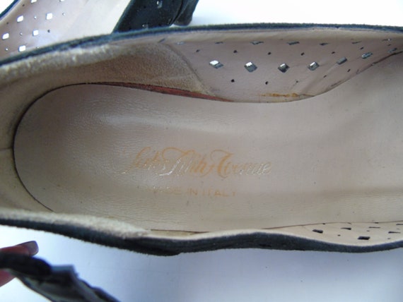 Vintage Women's Shoes Pumps Saks Fifth Avenue Lea… - image 2