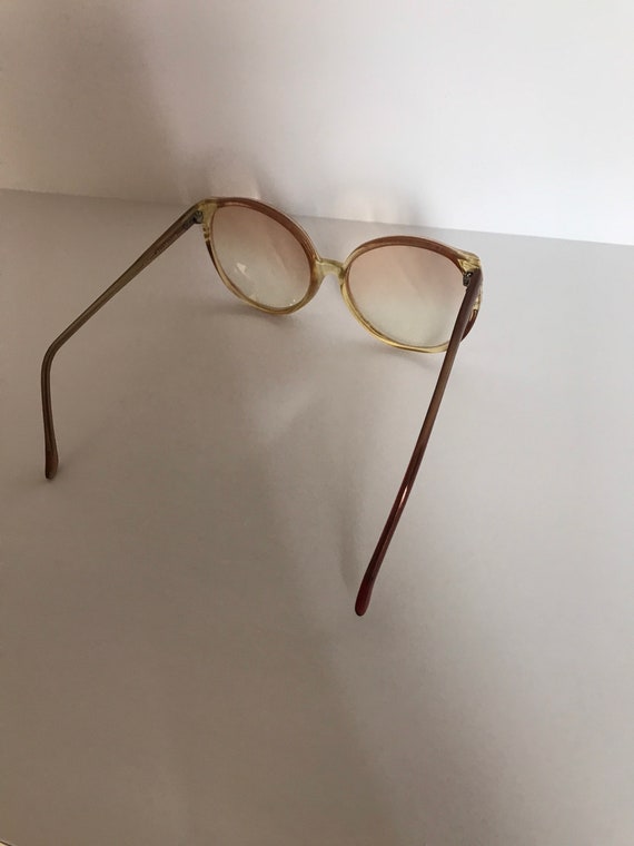 Vtg 1960’s Round Eyeglasses Design End Pieces Mod… - image 5