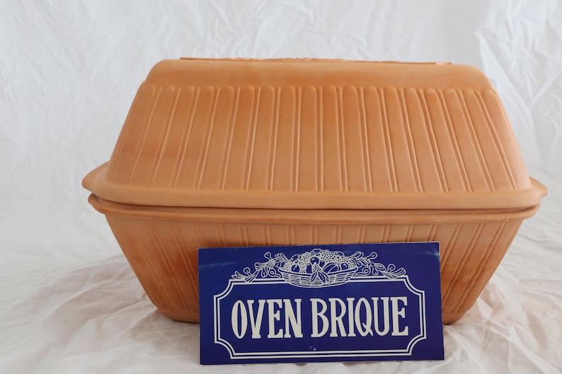 Vintage Clay Pot Oven Brique Ware Cuisine Concepts 10 1/2 Etsy