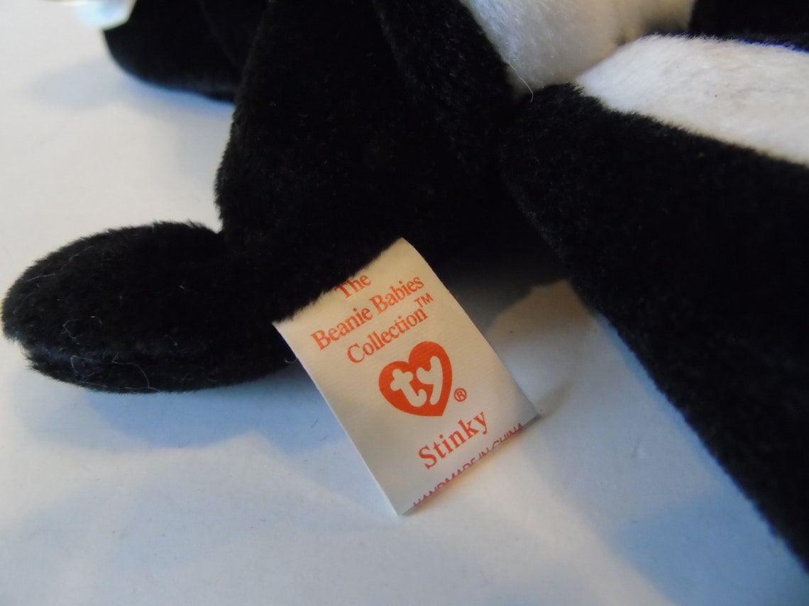 Ty Beanie Babies Stinky the Skunk Birth Date 2-13-96 Style No. - Etsy