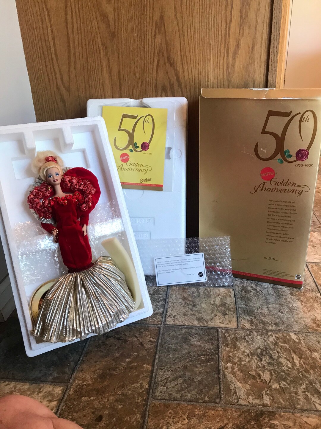 Mattel 50th sales anniversary barbie