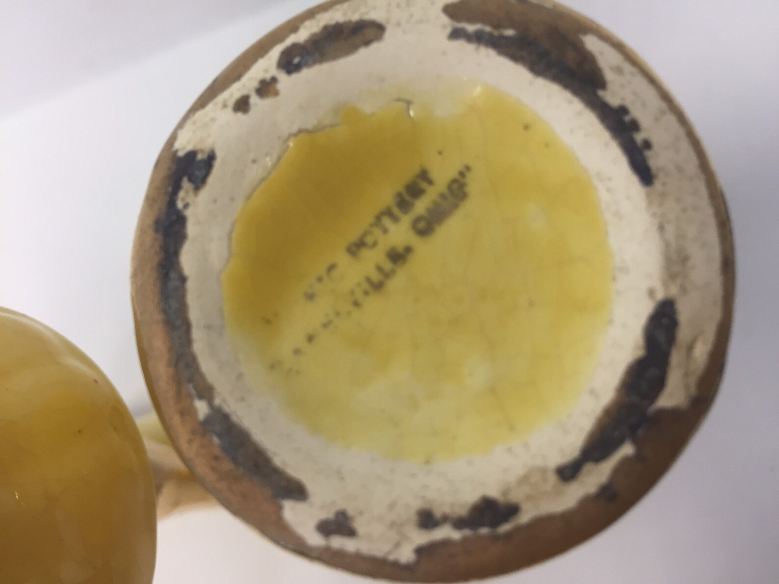 Vintage 1940's Chic Pottery Zanesville Ohio Two Spill Vase Etsy