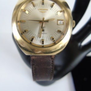 Vintage Longines Ultronic Dual Coil Wrist Watch Date 14 K Gold - Etsy