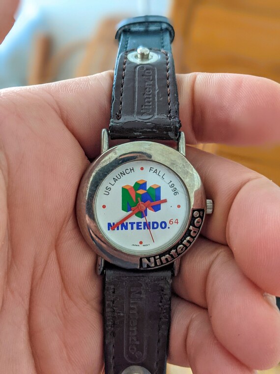 Vintage 1996 Original Nintendo 64 Launch Watch Japane… Gem