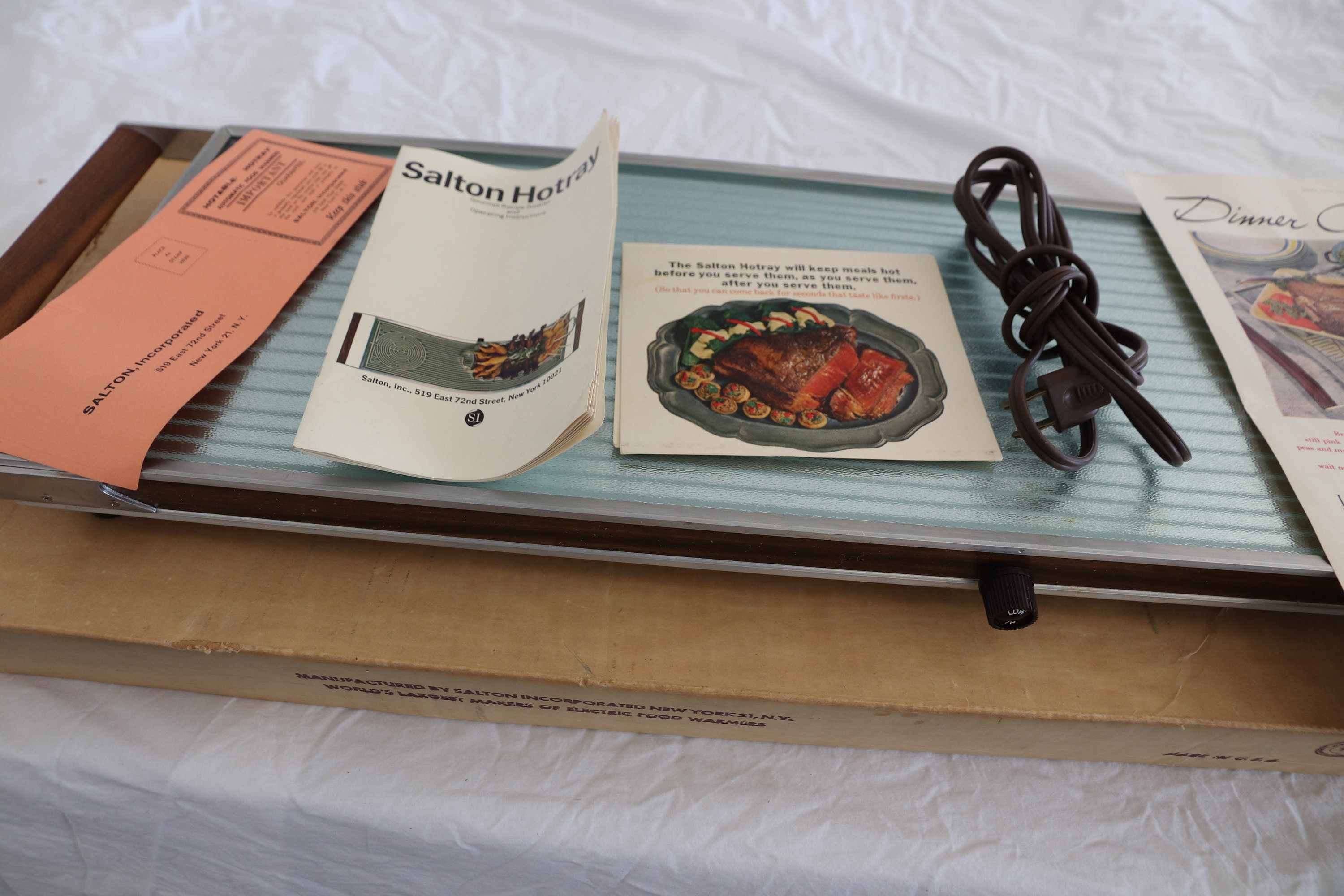 Vintage Salton Food Warmer Model H135 Mardi Gras Original Box Etsy