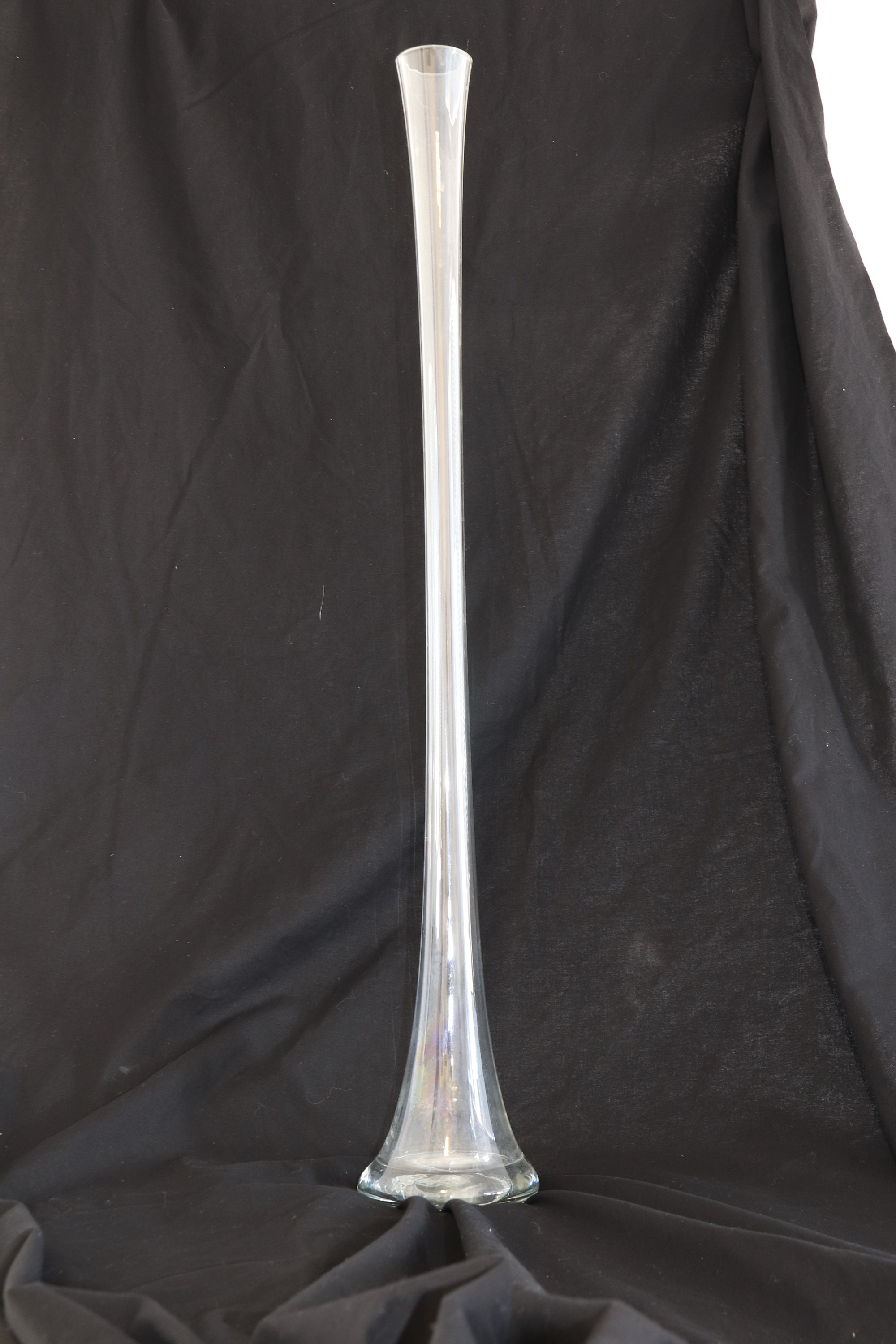 Vintage Im Glass Vase Portugal 31.5 Tall Hand Blown Etsy