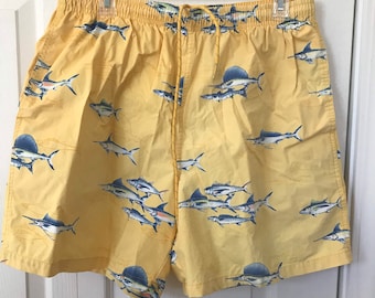 HFSST Lionfish Beautiful Fish Blue Ocean Summer Swimming Trunks Beachwear Shorts