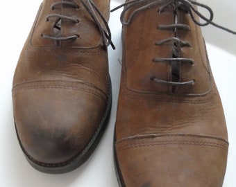 Vintage Bostonian Men's Lace Up Leather Brown Shoes Size 8M