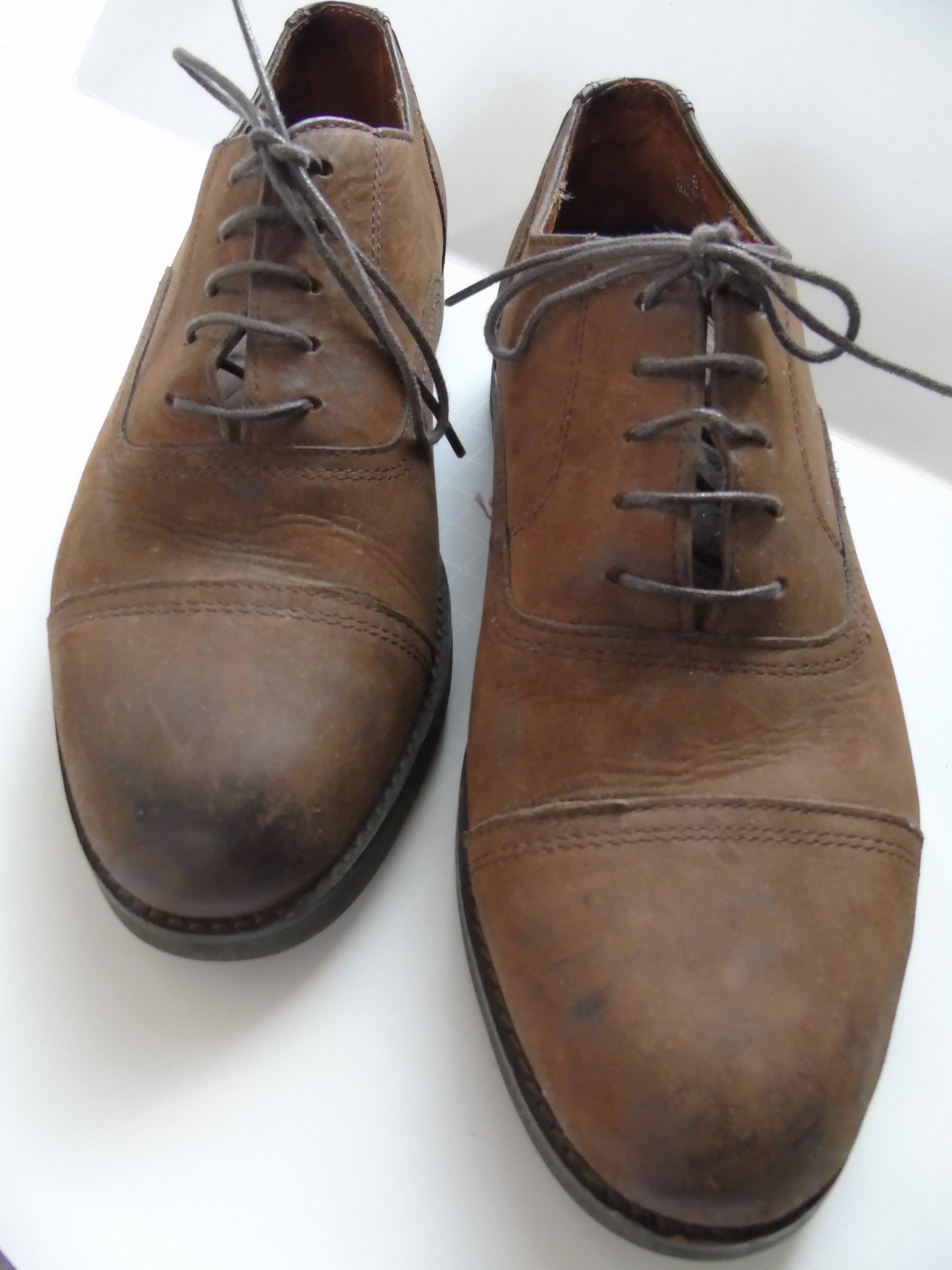Vintage Bostonian Men's Lace up Leather Brown Shoes Size - Etsy