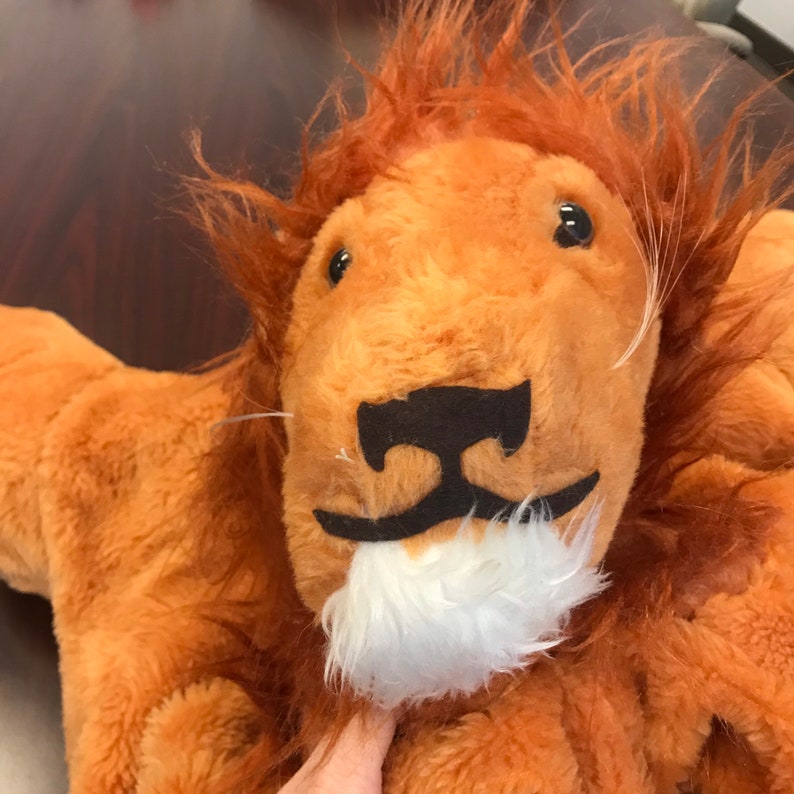 Vintage Lion pillow Pets Dardenelle Div. R. Dakin Etsy