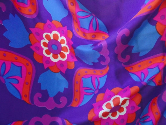 Vintage 1960’s Scarves By Vera All Silk Hand Roll… - image 5