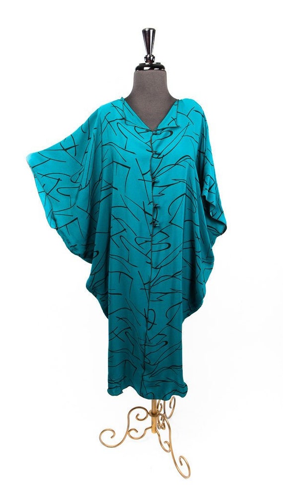 Vintage 1970’s Saint Jovel Dress, Chemise Style, … - image 1