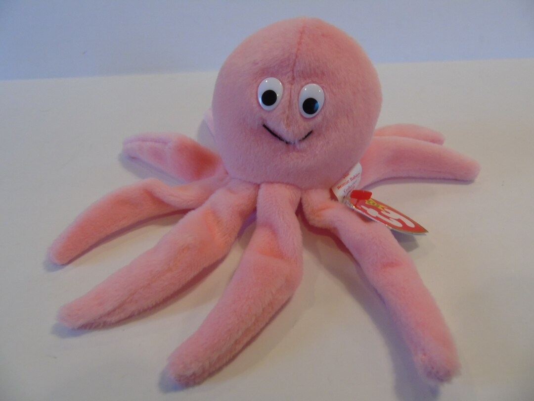 Ty Beanie Babies Inky the Octopus Birth Date 11-29-94 Style 4028 - Etsy