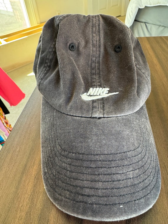 Nike Black Hat Cap Vintage - Gem