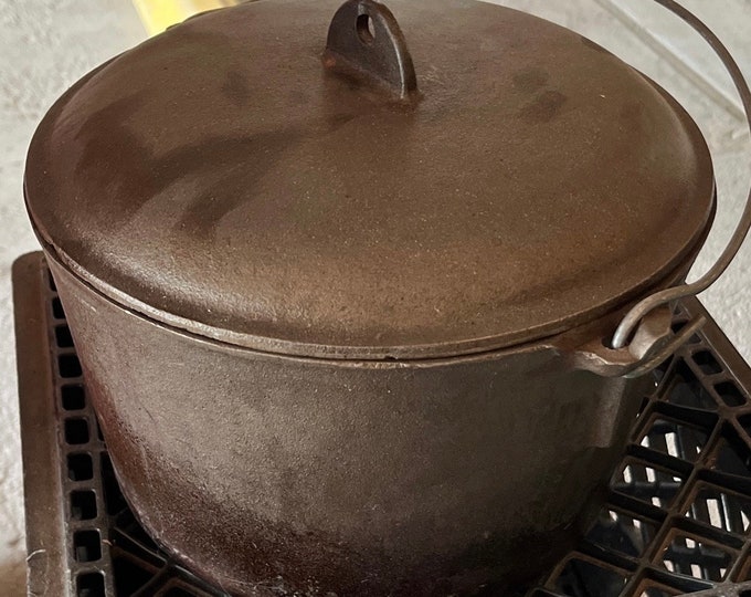 Rare 1800s Gatemarked 10 Dutch Oven Etsy