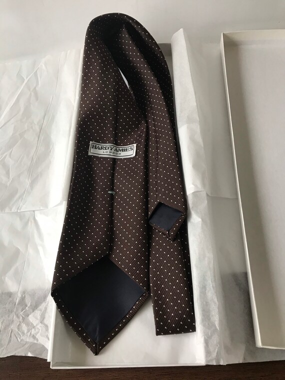 Vintage Hardy Amies Men's Necktie London All Silk Brown - Etsy Israel