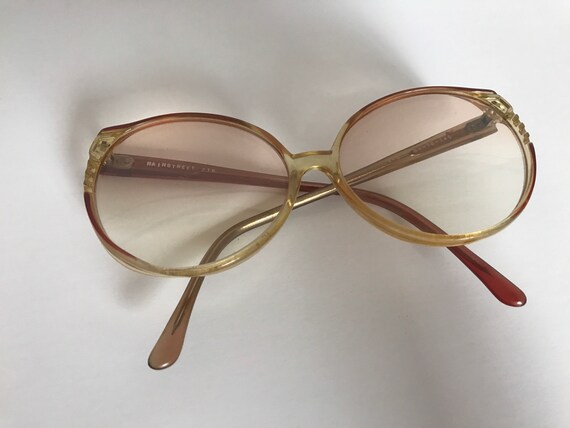 Vtg 1960’s Round Eyeglasses Design End Pieces Mod… - image 2