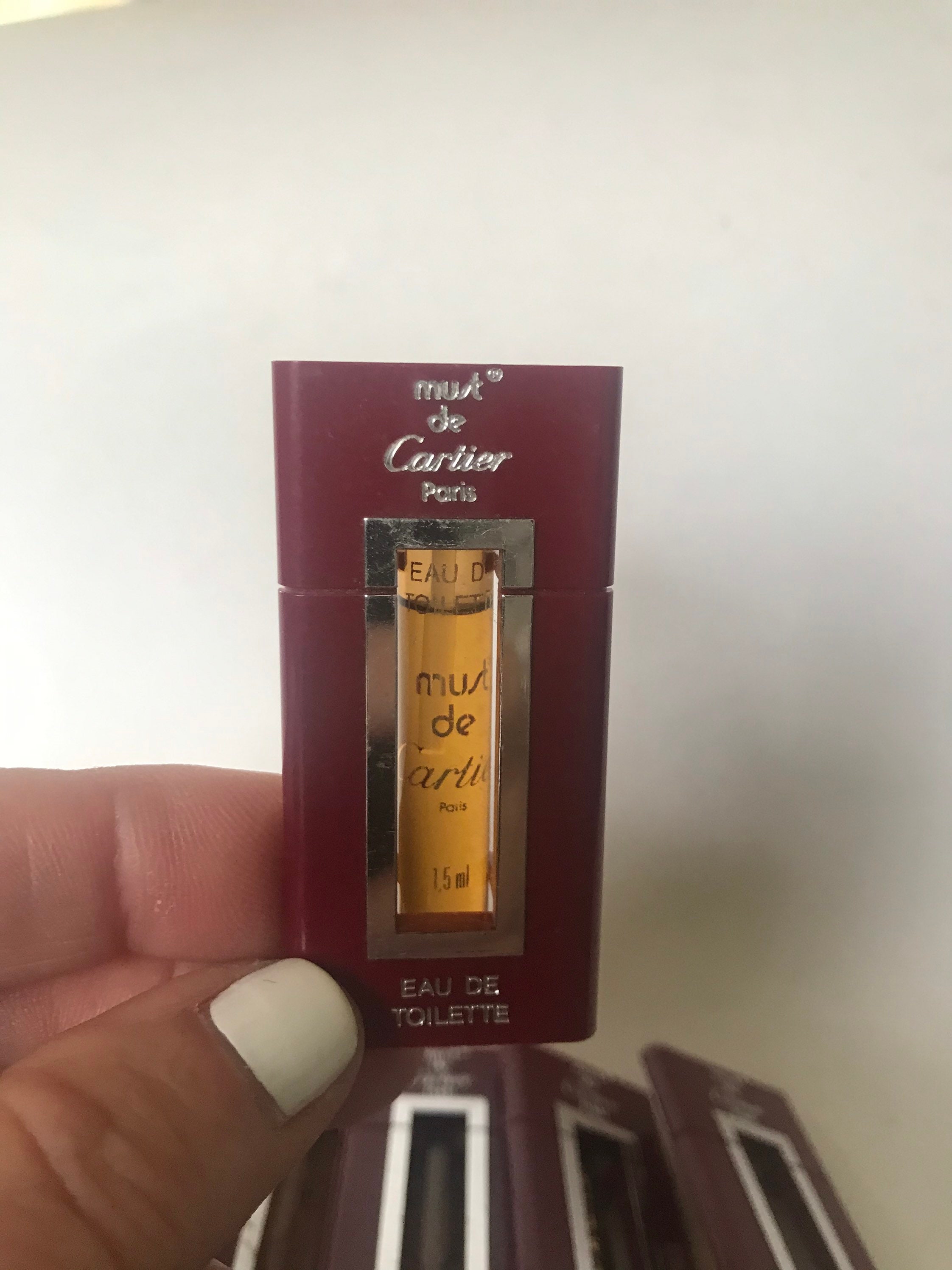 Vintage Must De Cartier Paris 1.1 Ml 
