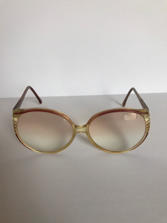 Vtg 1960’s Round Eyeglasses Design End Pieces Mod… - image 6