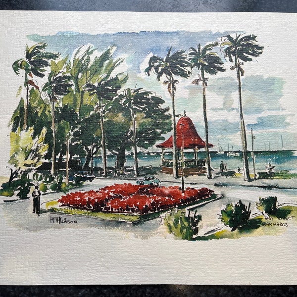 Barbados Artist Art Etsy