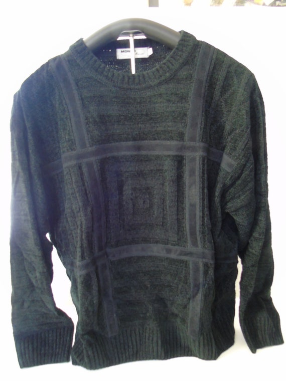 Mens black cheap designer sweater