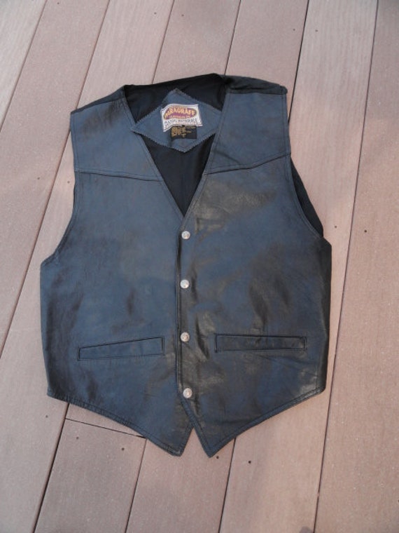 Men’s Vest Exclusive PARAGRAFF CLOTHING CO. Black
