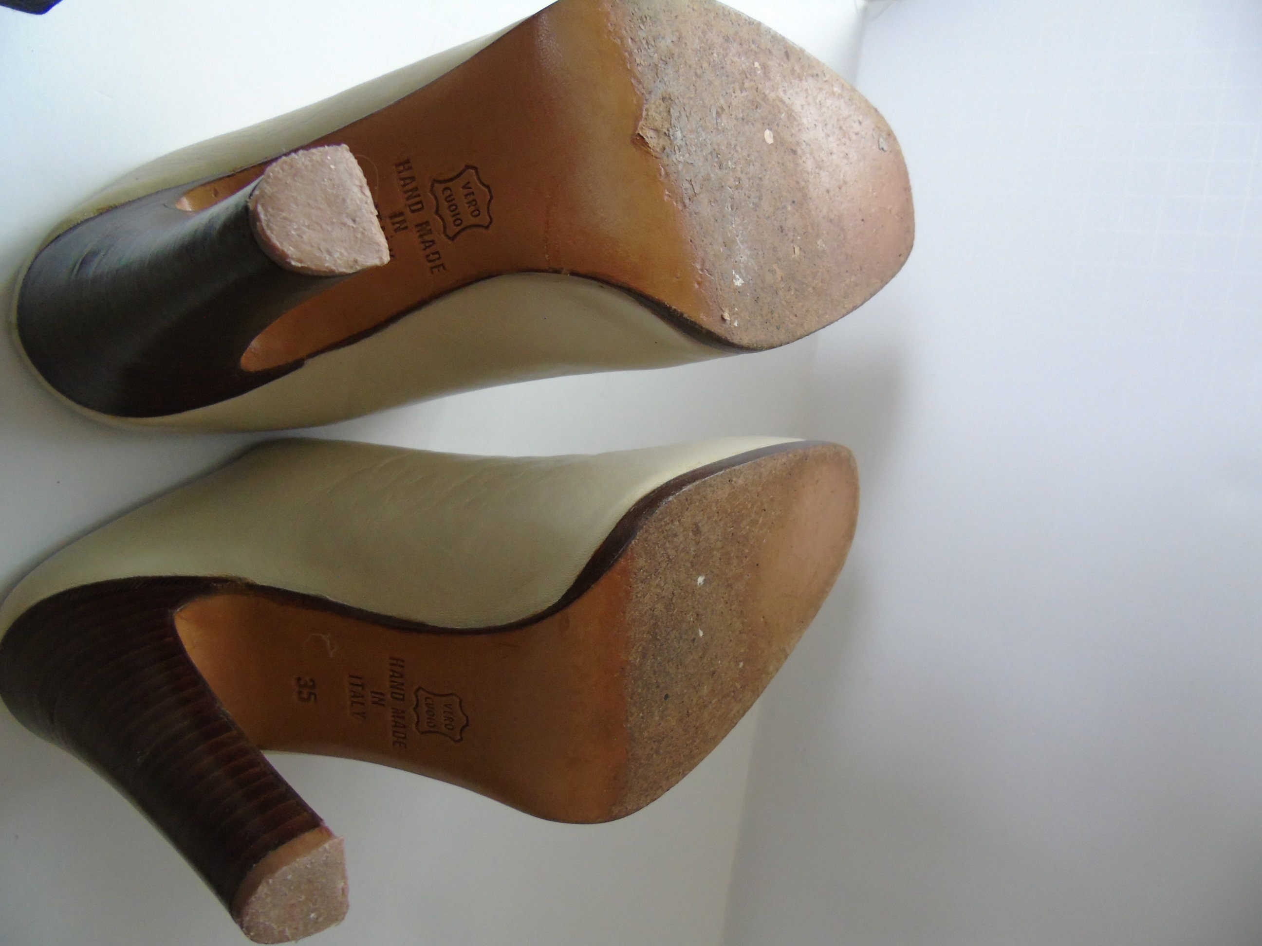 Baldinini Gimmy Women's Mule Shoe Beige Leather Size 35 | Etsy