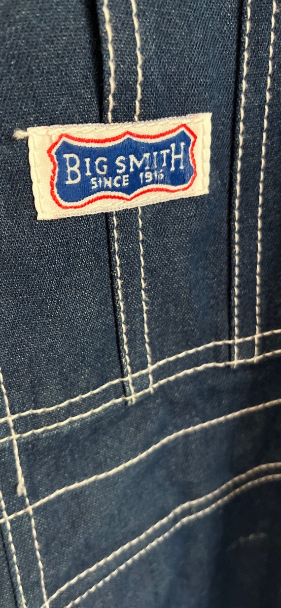 Vintage Big Smith Since 1916 Denim Bib Overalls -… - image 5