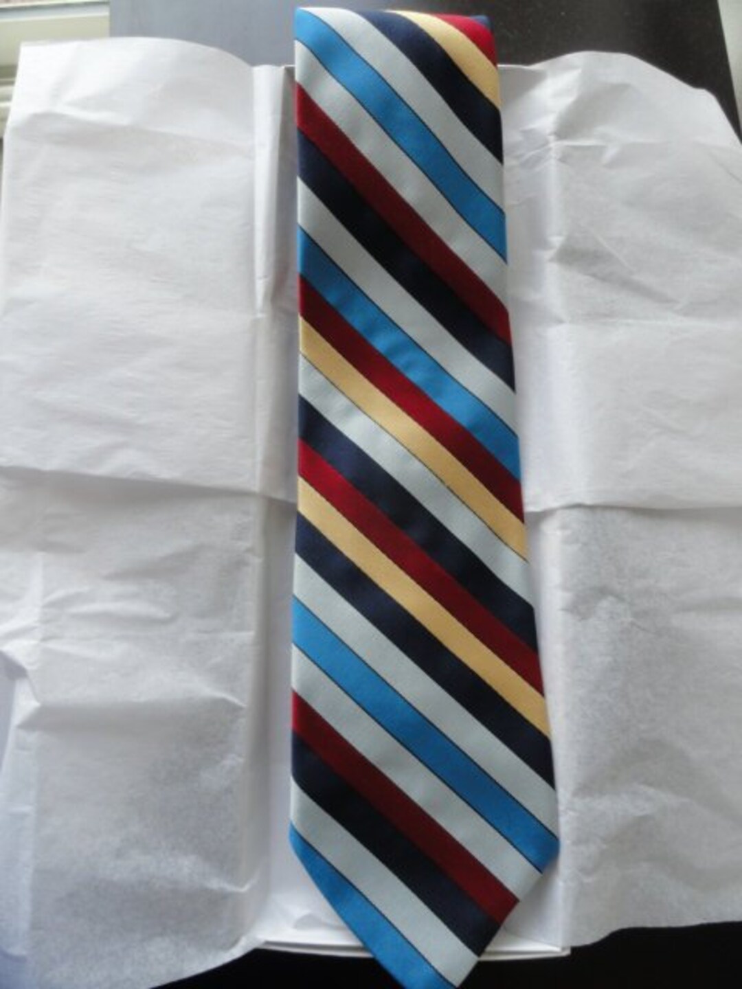 Vintage Mens Pride of England Striped Briar Tie Made for - Etsy